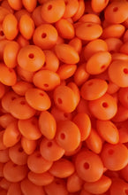 Load image into Gallery viewer, 10 Qty 12mm Lentil Beads - Spacer Beads - Silicone Beads