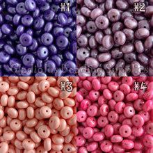 Load image into Gallery viewer, 14mm Opal Abacus Solid Color Beads, Silicone Bead