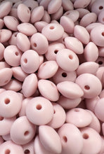 Load image into Gallery viewer, 10 Qty 12mm Lentil Beads - Spacer Beads - Silicone Beads