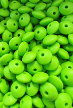 Load image into Gallery viewer, 10 Qty 12mm Lentil Beads - Spacer Beads - Silicone Beads