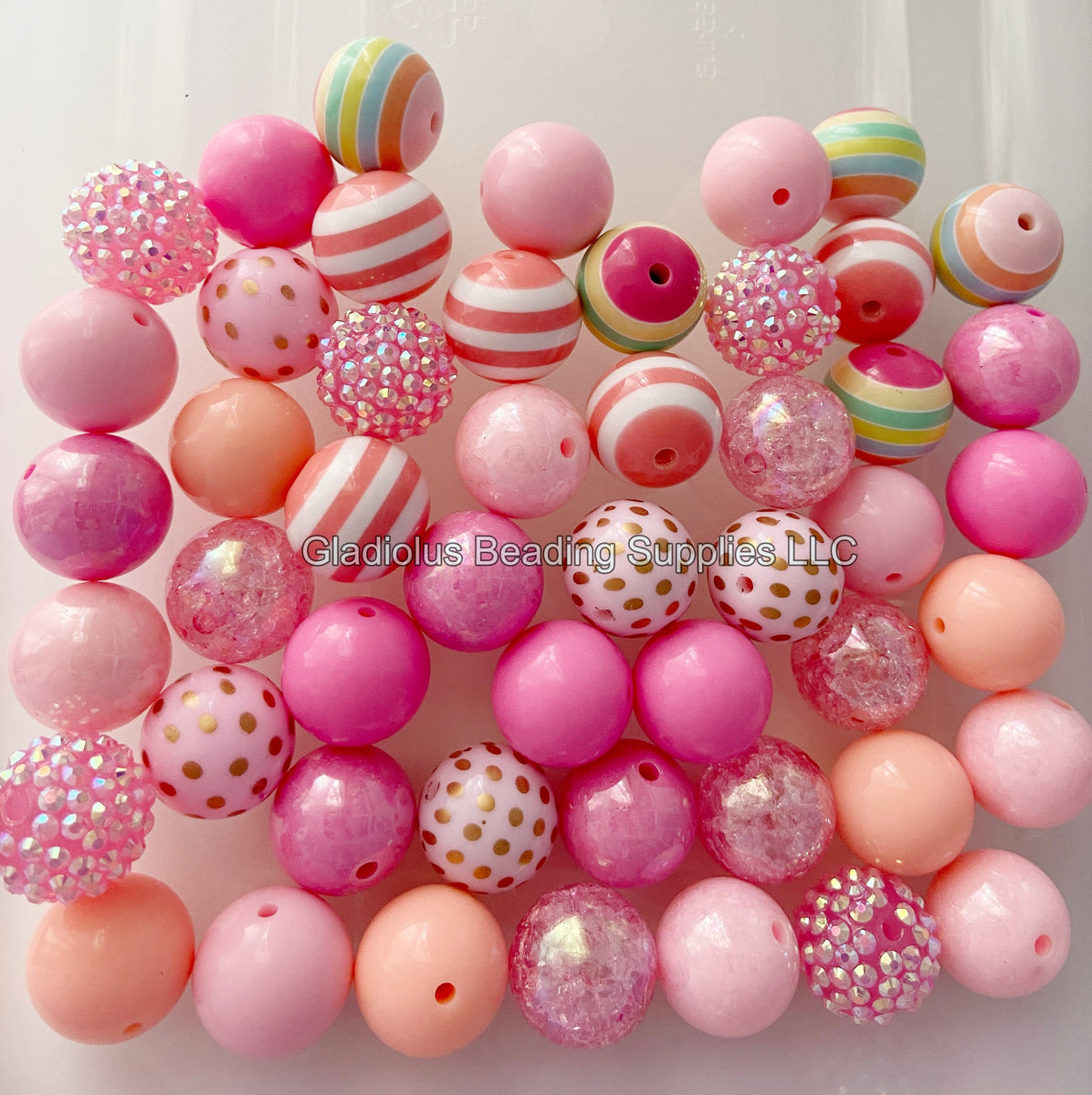 50 or 100 BULK Round Silicone Beads, Pink, Flamingo, Green, Turquoise &  Lavender Purple Silicone Bead Mix, Silicone Beads, Wholesale Beads 