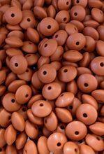 Load image into Gallery viewer, 10 Qty 12mm Lentil Beads - Spacer Beads - Silicone Beads