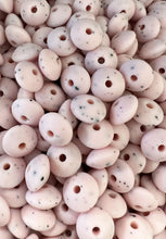 Load image into Gallery viewer, 10 Qty 12mm Lentil Beads - Spacer Beads - Silicone Beads