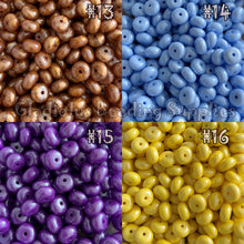 Load image into Gallery viewer, 14mm Opal Abacus Solid Color Beads, Silicone Bead