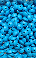 Load image into Gallery viewer, 10 Qty 12mm Lentil Beads - Spacer Beads - Silicone Beads