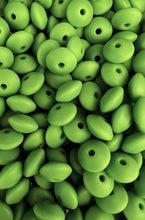 Load image into Gallery viewer, 10 Qty 12mm Lentil Beads - Spacer Beads - Silicone Beads