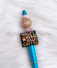 Load image into Gallery viewer, 10 Pcs 14mm - Glitter Round Spacer - Big Hole - Round Spacers - Metal Alloy Beads