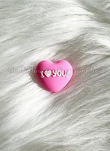 Load image into Gallery viewer, 1 Pc 30mm - I Love U Focal Beads - Silicone Beads - Focal Beads - Valentine Beads