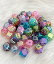 Load image into Gallery viewer, 10 Pcs 16mm - Faceted Beads - Crackled Beads - Acrylic Beads