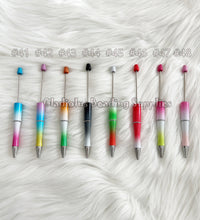 Load image into Gallery viewer, Beadable Plastic Pen - Blank Plastic Pen (On Sale)