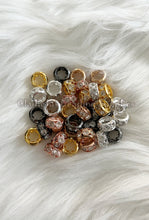 Load image into Gallery viewer, 10 Pcs 12mm - Rhinestone Spacer - Round Spacers - Metal Alloy Beads - Abacus