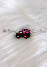 Load image into Gallery viewer, 1 Pc 30mm - Valentine Car Focal Beads - Silicone Beads - Focal Beads - Valentine Beads