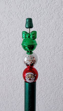 Load image into Gallery viewer, 16mm Christmas Snowman Print Beads - Acrylic Beads - Bubblegum Beads - Chunky Beads
