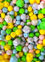 Load image into Gallery viewer, Easter Mixed Theme, Solid Color Beads, Silicone Bead, Teething Beads, Loose Beads, Happy Easter