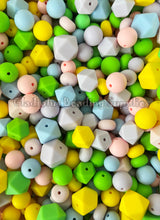 Load image into Gallery viewer, Easter Mixed Theme, Solid Color Beads, Silicone Bead, Teething Beads, Loose Beads, Happy Easter