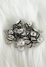 Load image into Gallery viewer, 25 Pcs 10mm Rhinestone Spacer - Round Spacers - Metal Alloy Beads