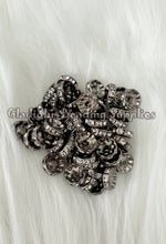 Load image into Gallery viewer, 25 Pcs 10mm Rhinestone Spacer - Round Spacers - Metal Alloy Beads