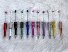 Load image into Gallery viewer, Rhinestone Beadable Plastic Pen - Blank Plastic Pen