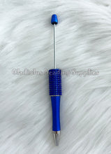 Load image into Gallery viewer, Rhinestone Beadable Plastic Pen - Blank Plastic Pen