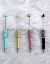 Load image into Gallery viewer, Pearl Beadable Plastic Pen - Blank Plastic Pen