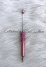 Load image into Gallery viewer, Pearl Beadable Plastic Pen - Blank Plastic Pen