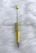 Load image into Gallery viewer, Pearl Beadable Plastic Pen - Blank Plastic Pen