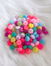 Load image into Gallery viewer, 10 Pcs 12mm - Neon Rondelle Spacer - Round Spacers - Metal Alloy Beads - Abacus