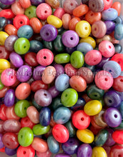 Load image into Gallery viewer, 14mm Opal Abacus Solid Color Beads, Silicone Bead