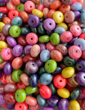 Load image into Gallery viewer, 14mm Opal Abacus Solid Color Beads, Silicone Bead