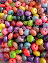 Load image into Gallery viewer, 14mm Opal Abacus Solid Color Beads, Silicone Bead