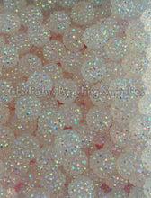 Load image into Gallery viewer, 16mm White Clear Rhinestone Beads - Acrylic Beads - Bubblegum Beads - Chunky Beads