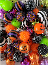 Load image into Gallery viewer, 50 Qty 20mm Halloween Mixed - Acrylic Mixed Beads - Chunky Beads