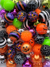 Load image into Gallery viewer, 50 Qty 20mm Halloween Mixed - Acrylic Mixed Beads - Chunky Beads