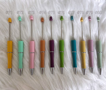 Load image into Gallery viewer, Beadable Plastic Pen - Blank Plastic Pen (On Sale)