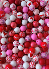 Load image into Gallery viewer, 15mm Valentine Mixed Theme, Heart Beads, Solid Color Beads, Silicone Bead, Loose Beads