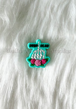 Load image into Gallery viewer, 1 Pc 30mm*25mm - Drop Dead Beads - Skull Beads - Loose Beads - Silicone Beads - Focal Beads - Halloween Beads