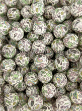 Load image into Gallery viewer, 15mm Clover Print Silicone Bead, Loose Beads, St Patrick's Day