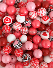 Load image into Gallery viewer, 15mm Valentine Mixed Theme, Solid Color Beads, Silicone Bead, Loose Beads