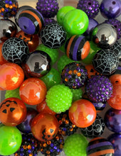 Load image into Gallery viewer, 50 Qty 20mm Halloween Mixed - Acrylic Mixed Beads - Chunky Beads