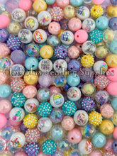 Load image into Gallery viewer, 16mm Mixed Easter Beads - Acrylic Beads - Bubblegum Beads - Chunky Beads