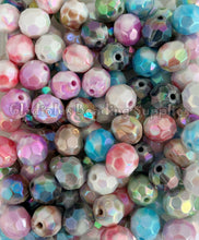 Load image into Gallery viewer, 16mm Faceted Mixed Beads - Acrylic Beads - Bubblegum Beads - Chunky Beads