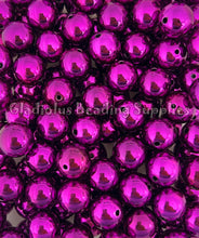 Load image into Gallery viewer, 16mm Raspberry UV Beads - Acrylic Beads - Bubblegum Beads - Chunky Beads