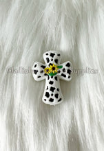 Load image into Gallery viewer, 1 Pc 22mm*29mm - Cross Beads - Silicone Beads - Focal Beads