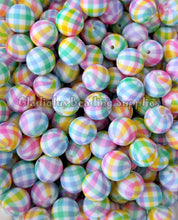 Load image into Gallery viewer, 15mm Easter Colorful Print Silicone Bead, Loose Beads