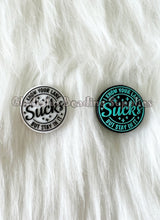 Load image into Gallery viewer, 1 Pc 27mm*27mm - Stay In Your Lane Beads - Silicone Beads - Focal Beads