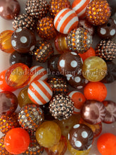 Load image into Gallery viewer, 50 Qty 20mm Fall Theme Mixed Beads - Acrylic Chunky Beads - Chunky Beads