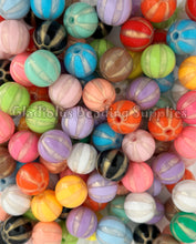 Load image into Gallery viewer, 16mm Watermelon Mixed Beads - Acrylic Beads - Bubblegum Beads - Chunky Beads