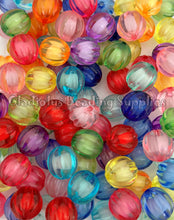 Load image into Gallery viewer, 16mm Clear Watermelon Mixed Beads - Acrylic Beads - Bubblegum Beads - Chunky Beads