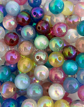 Load image into Gallery viewer, 16mm Shiny Cat Eye Mixed Beads - Acrylic Beads - Bubblegum Beads - Chunky Beads