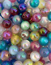 Load image into Gallery viewer, 16mm Shiny Cat Eye Mixed Beads - Acrylic Beads - Bubblegum Beads - Chunky Beads